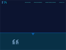 Tablet Screenshot of freightinvestorservices.com
